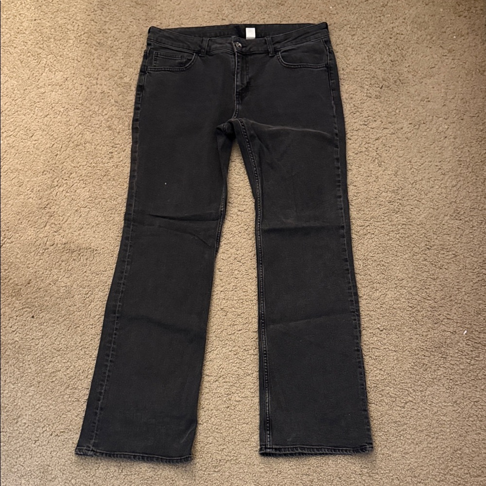Divided Women's Charcoal Flare Jeans